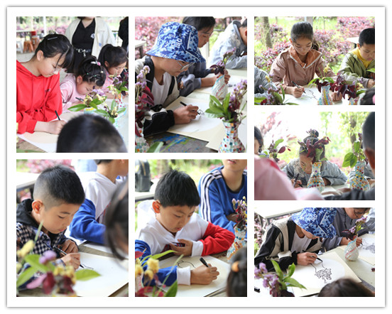 白又白青少儿美术五一花园基地写生活动画花瓶.jpg